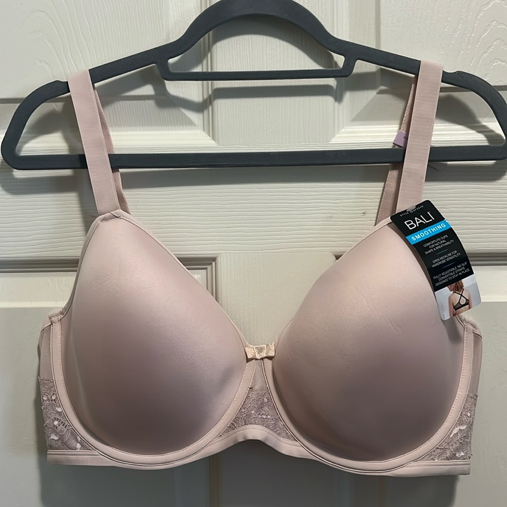 Bali Pink Smoothing Bra with Molded Cups and Underwire